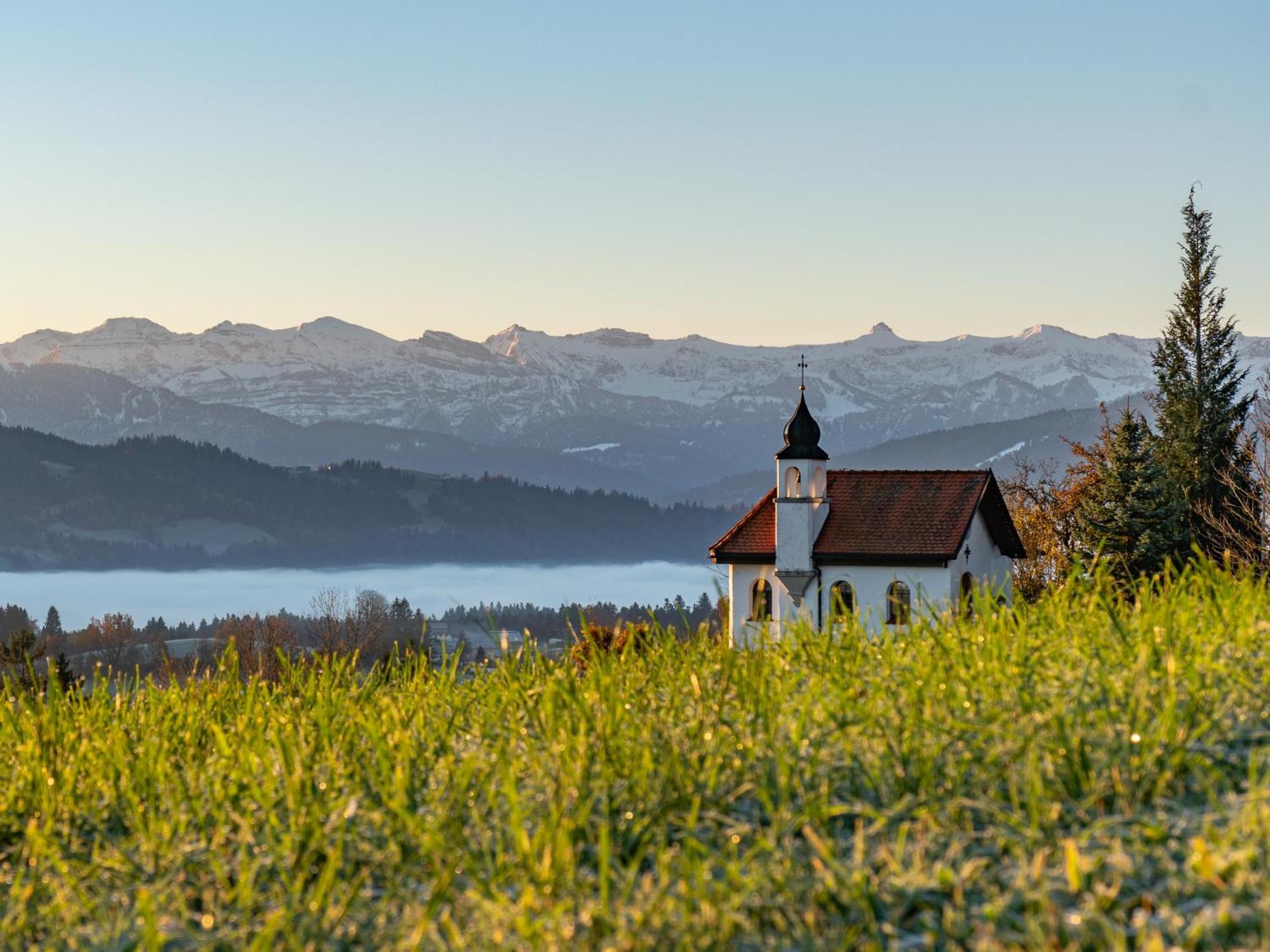Ferienwohnung Bergwolke Mit Pool & Sauna Scheidegg Exteriér fotografie